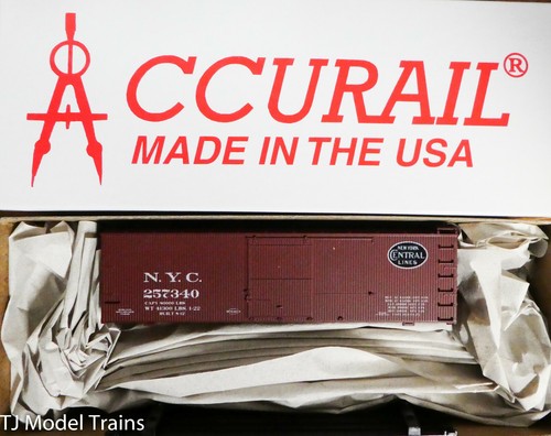 Accurail #13011 New York Central / Kit de vagón de carga de madera de doble funda de 36' (plástico)   | Zustand: New