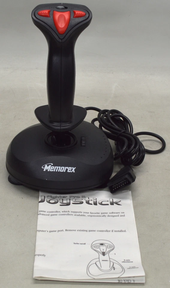 Vintage Memorex Fighter Pro II Flight Stick Joystick *New Unused* - Image 2 of 4