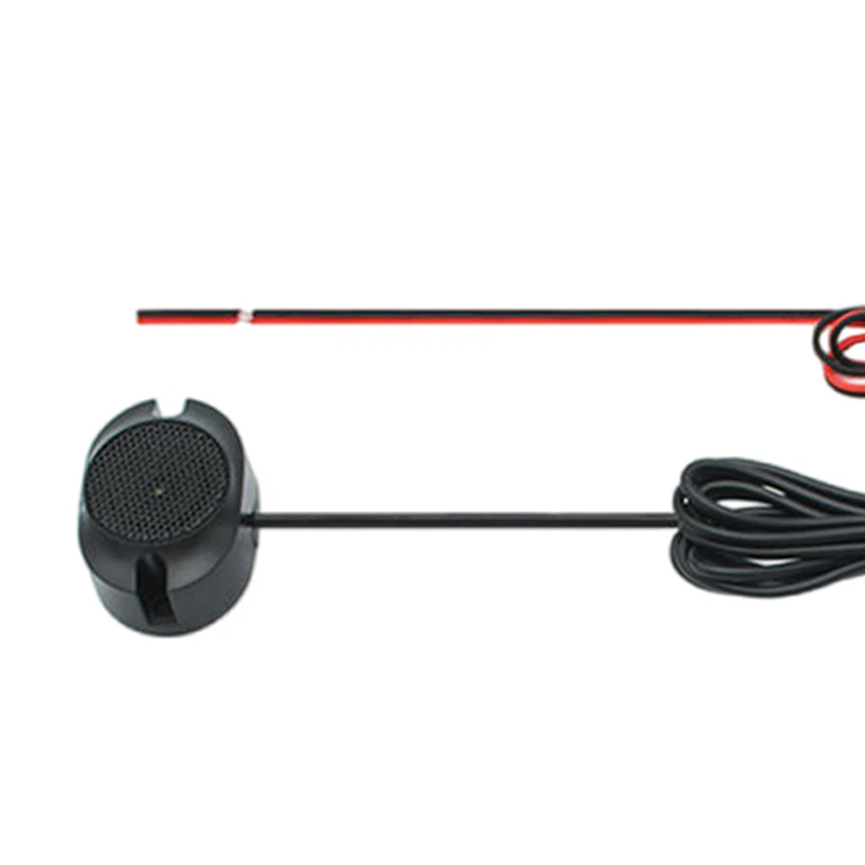 Kit de sistema de radar zumbador trasero retroceso coche 4 sensores estacionamiento alarma de sonido Foto 3 de 4