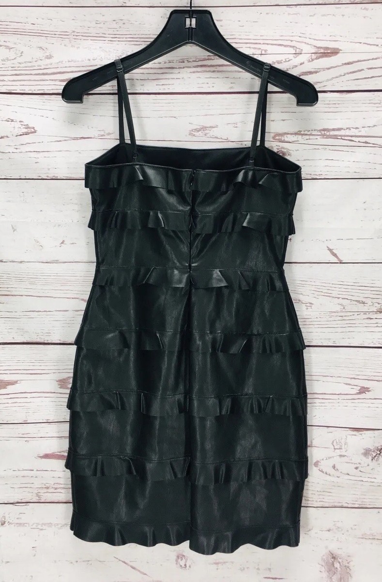 bailey 44 black leather dress Bailey 44 | Dresses | Bailey 44 2 Toned Black And White Body Con Leather Dress Size Small
