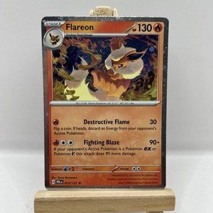 Flareon 013/131 Prismatic Evolutions - Cosmos Holo Promo Card