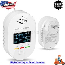 Portable 4-in-1 CO Detector with Smoke & Natural Gas, Plug-in Safety Alarm