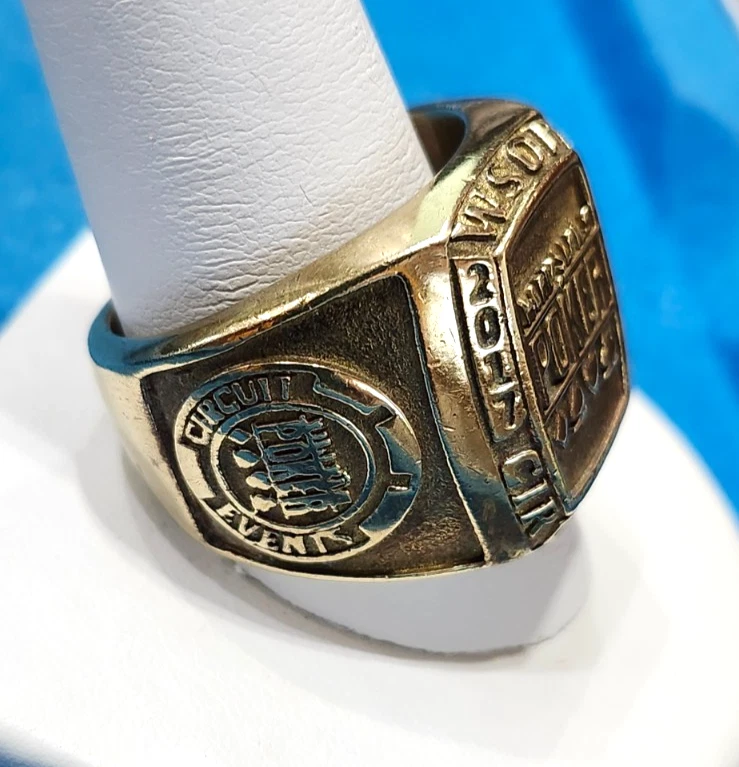 Anello Fascia WSOP World Series of Poker 2017/2018 - Taglia 11,5 - 29,4g - Immagine 3 di 4