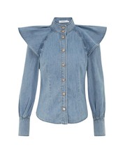 Zimmermann crush denim shirt brand new with tags size 2 (size 10Aust/6USA)