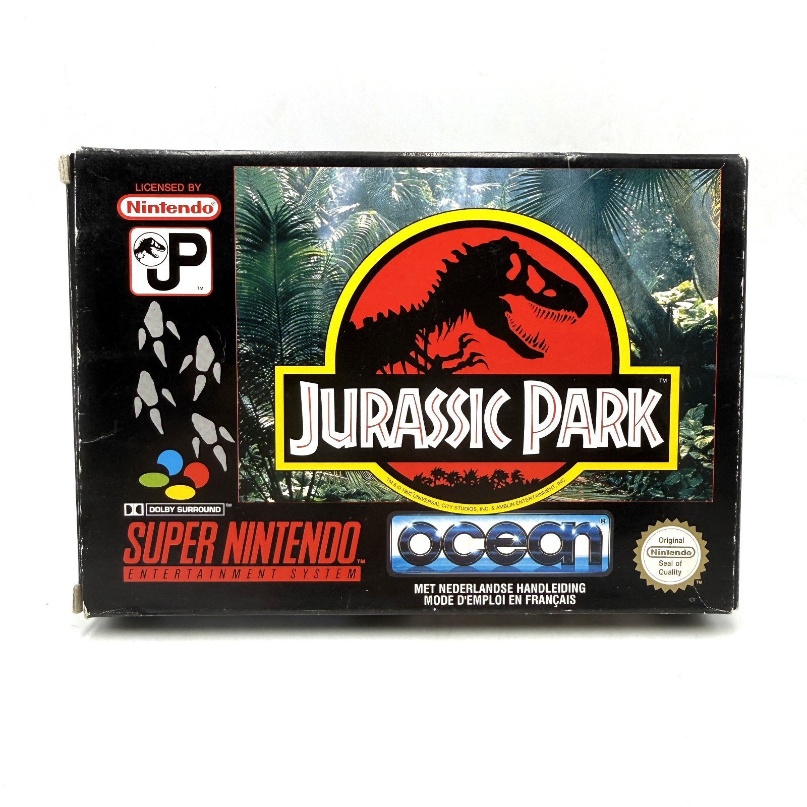 Jurassic Park Super Nintendo SNES COMPLET PAL FRA CIB