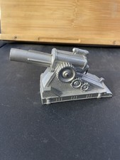 Vintage Barclay Die Cast Field Gun Cannon  Spring Loaded  Working d