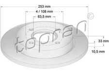 Disque de frein Ford SCORPIO