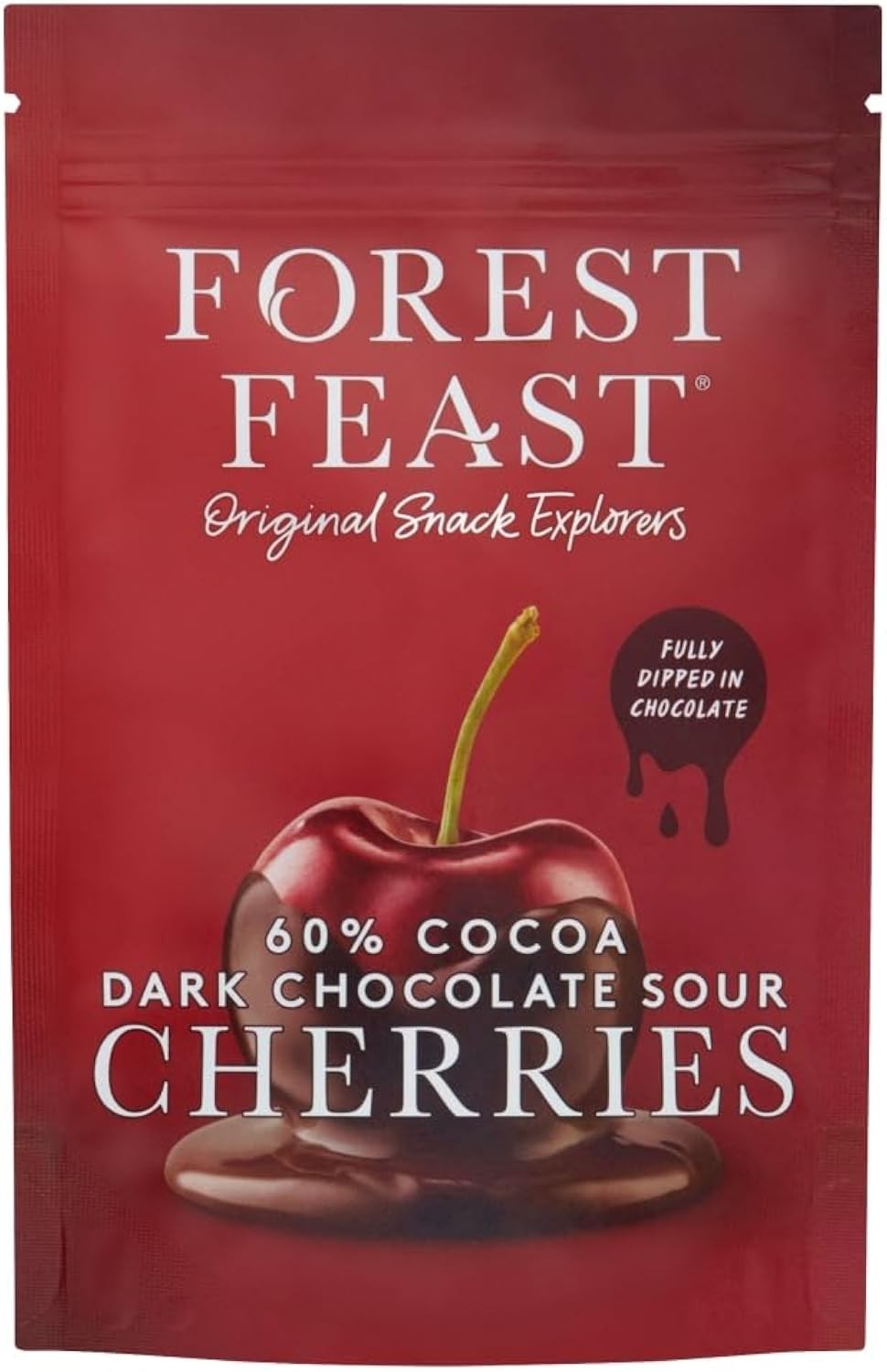 Forest Feast 60% Cocoa Dark Chocolate Sour Cherries 120G - Image 3