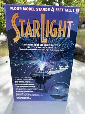NEW Open Box StarLight Fiber Optic Floor Lamp 48'' Tall & 29 Different Effects 