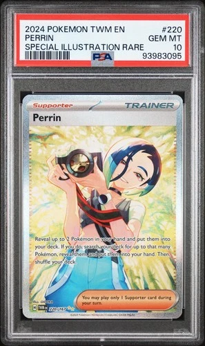 Perrin PSA 10 📸 Pokemon Twilight Masquerade 220/167 Special Illustration Rare