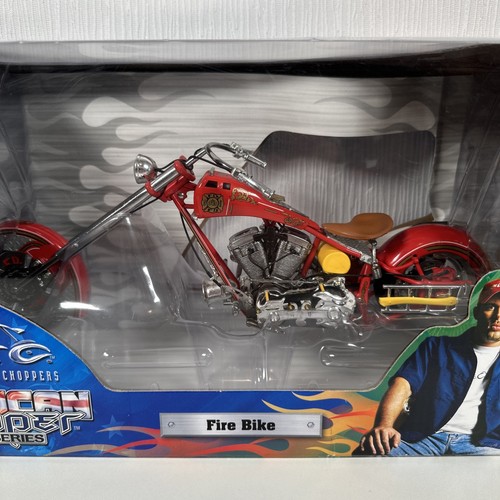 Joyride American Chopper TV Series Fire Bike Motorcycle 1:10 Diecast Model OCC - Picture 4 of 13
