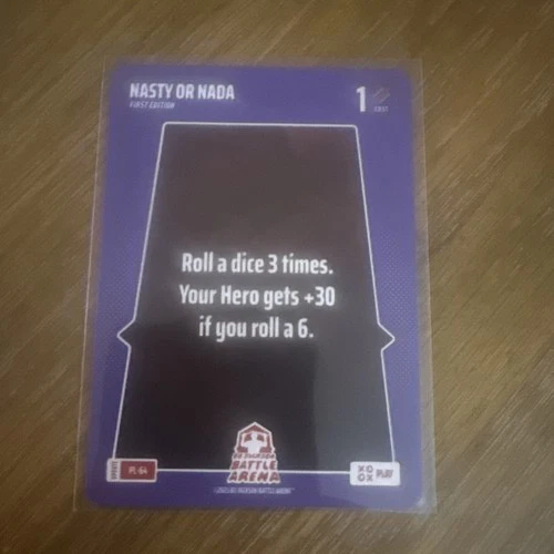 BO JACKSON BATTLE ARENA BOBA - ALPHA UPDATE PLAY PL-64 - NASTY OR NADA