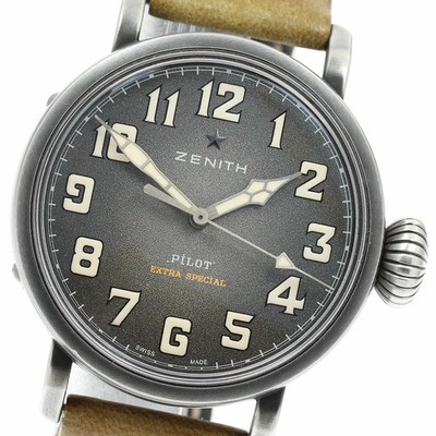 ZENITH 11.1940.679/91.C807 PILOT TYPE 20 EXTRA SPECIAL AUTOMATIC GRAY DIAL MEN'S