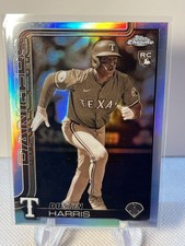 2025 Topps Chrome Dustin Harris Sepia Refractors Rookie #131 Texas Rangers