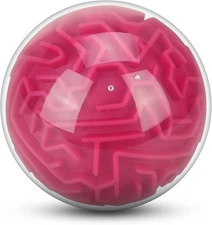 Sumind Maze Ball 3D Maze Puzzle Brain Teasers Games Gravity Plastic Handheld 3D 