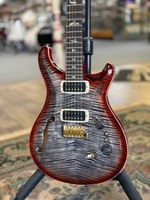 PRS Custom 24-08 Semi Hollow 40th Anniversary Charcoal Cherry Burst *Limited*