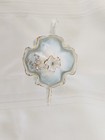 Vintage German Porcelain Covered Sugar Bowl Scalloped Hand Painted  Cottagecore  — photo 8
