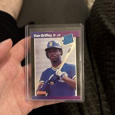 ⭐️VeryRareERROR⭐️ Ken Griffey Jr 1988 Leaf Rookie card Several Print Errors 🔥🔥