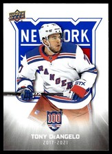 2025-26 Upper Deck Centennial New York Rangers Tony Deangelo #89