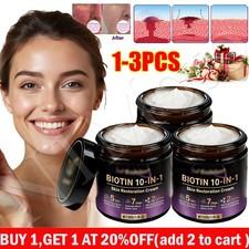 1-3PCS Biotin 10-in-1 Skin Restoration Cream, 2026 New Skin Treatment Cream US