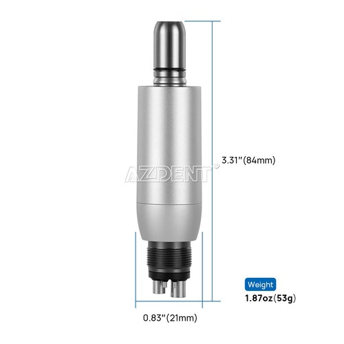Dental Hygiene Prophy Handpiece 360° Swivel 4:1 Nose Cone Air Motor 4Holes - Picture 5 of 15
