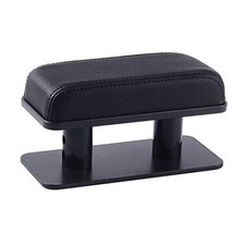 Adjustable Height Car Armrest Left Elbow Support Pad Anti-Fatigue Car Black