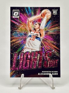 2024-25 Donruss Optic - Alexandre Sarr (RC) - Lights Out Pink Velocity /79