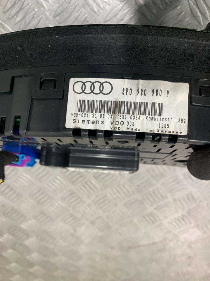 Audi A3 2007 8P velocímetro cuadro de instrumentos 8P0920980P #2 Foto 3 de 4
