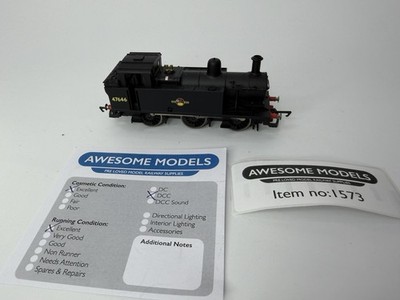 HORNBY (CHINA) LOK BR SCHWARZ LATE 47646 DCC BESTÜCKT GEBRAUCHT OHNE BOX GUTER ZUSTAND