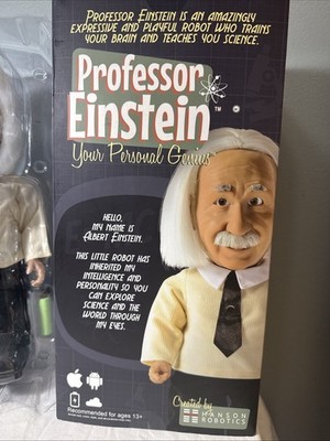 Professor Einstein Robot Hanson Robotics Interactive Tutor Personal Genius