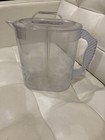Pampered Chef Family Size 1 Gallon Quick Stir Pitcher Checkered Design