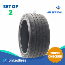 Set Of 2 Used 28540r20 Continental Procontact Rx Nfo 108h - 7.532 Set Of 2 Used 28540r20 Continental Procontact Rx Nfo 108h - 7.532
