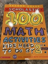 Scholastic 100 Math Activities Workbook Second Grade