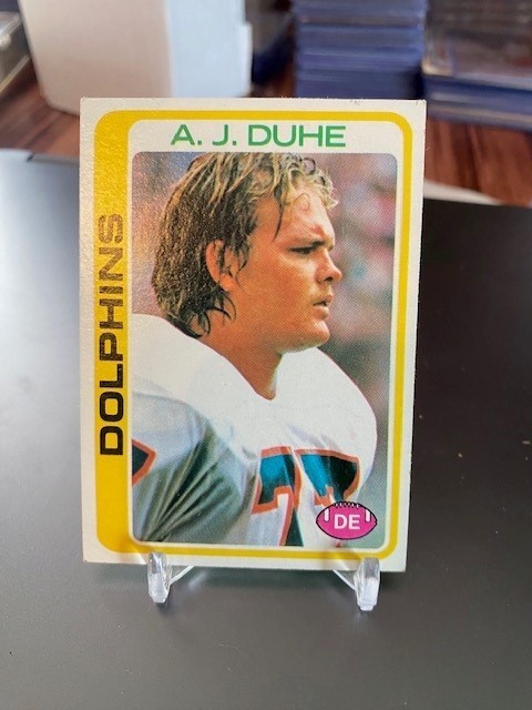 1978 Topps Football # 22 A J Duhe