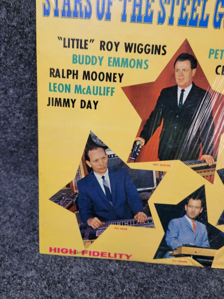 Vintage Stars of the Steel Guitar LP Vinyl 33 RPM Starday SLP-350 Country 1960s - Image 3 of 4