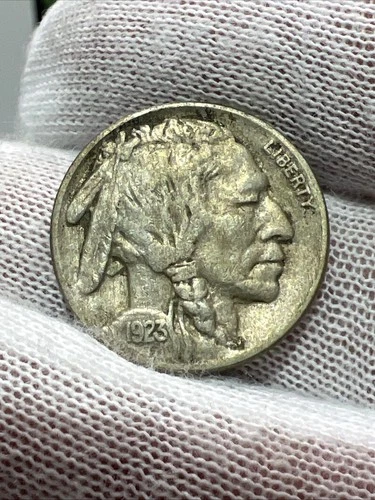 1923 Full Horn High Grade XF Buffalo Nickel - Better Date US Coin!