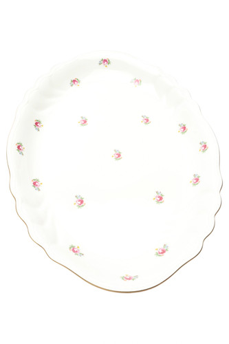 Weimarer Porzellan Piatto da Portata 22 cm Motivo Floreale