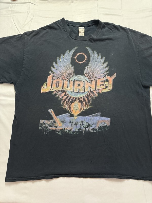 Journey T-Shirt 2017 • Black Graphic Tee • Size Extra Large Hard Rock Las Vegas