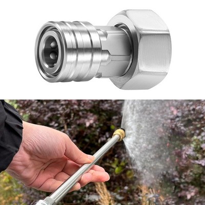 Quick Connect Gartenschlauch Adapter 3/4 GHT auf 1/4 QC 2 Stück Set