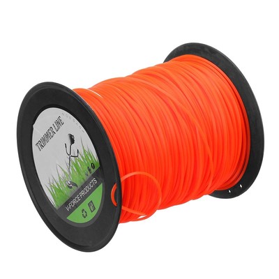Flexible und griffige orange runde Motorsense Trimmerschnur Schnur Draht 30m/50m