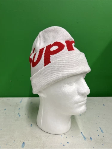 SUPREME White OS Beanie
