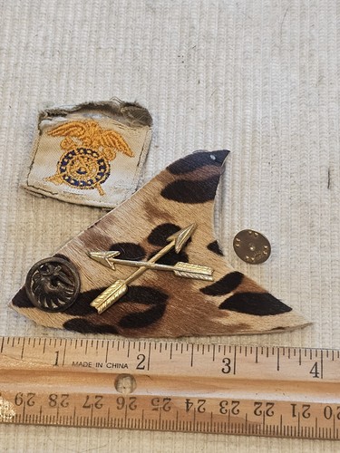 1960s US Army Vietnam Cold War Special Forces Fur Officer Badge Lot L@@K!!!