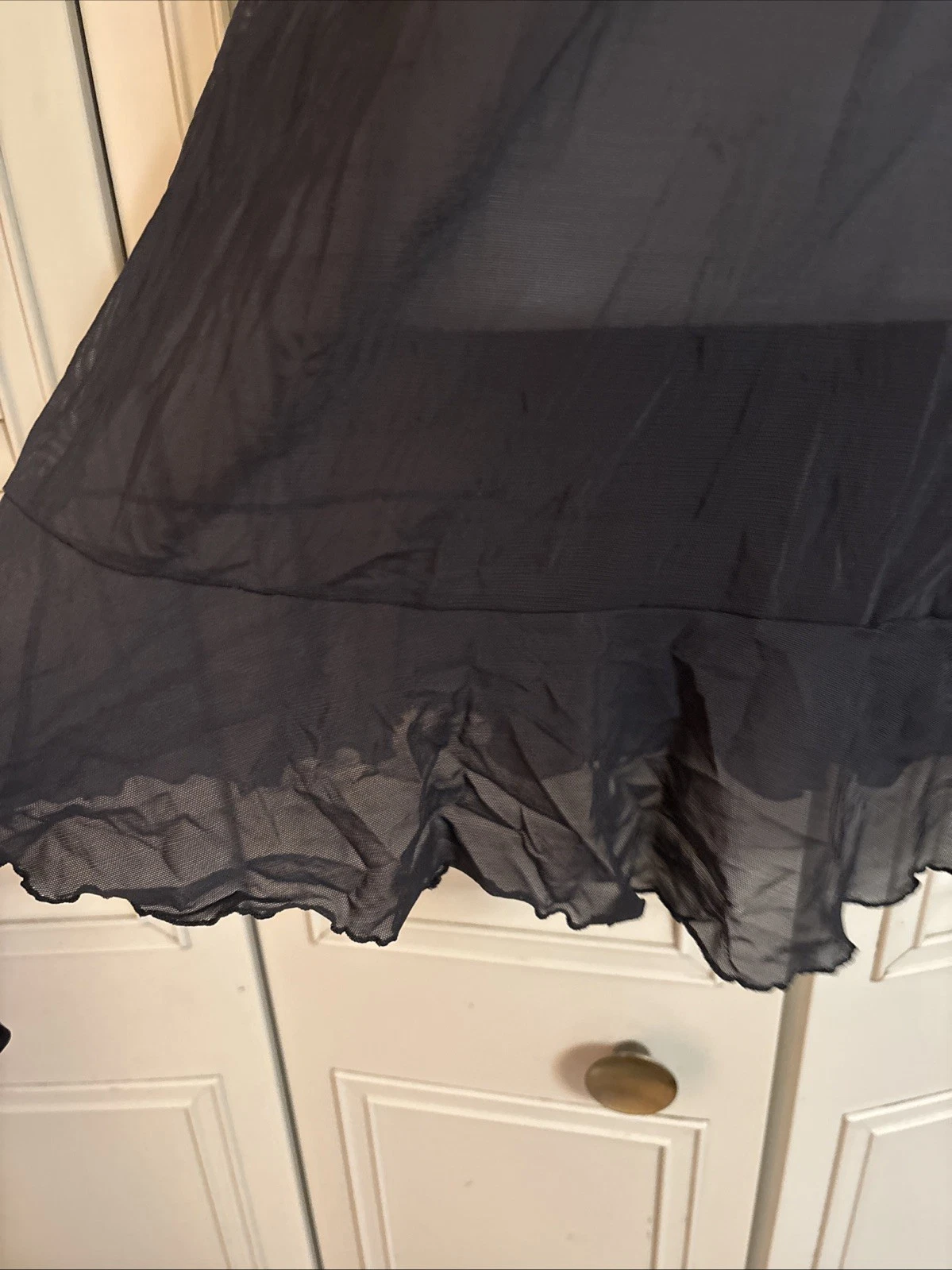 UNDERCOVER Vestito Babydoll Vintage Victoria Secret Angels Nero Tg Med