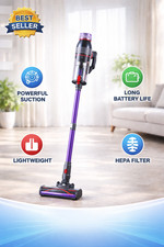 Cordless Stick Vacuum Cleaner – Powerful Suction Lightweight Rechargeable Vacuum