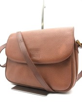 BURBERRYS Shoulder bag Nova check Leather Brown Vintage Authentic From Japan