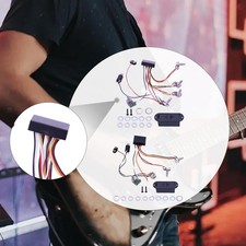 Preamp Circuito Basso Elettrico con Controllo Tono Attivo EQ Regolabile Tre