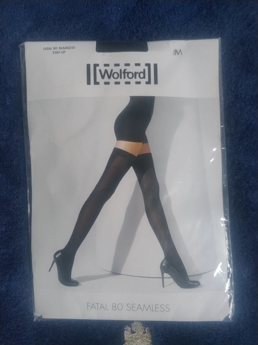 Collants Hauts Wolford 'Alicia' - Taille M, Couleur Sahara/Black, Neufs Avec étiquettes