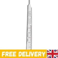 Professional No3 Scalpel Handle - Durable Stainless Steel with Protective Sheath