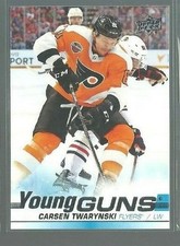 2019-20 Upper Deck #214 Carsen Twarynski Young Guns RC (ref 79418)