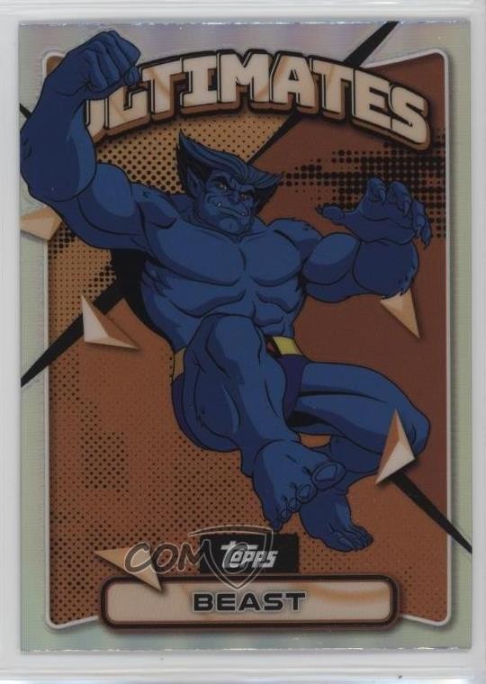 2025 Topps Finest X-Men '97 Common Bronze Refractor Beast #5 jc3